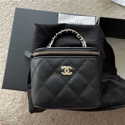 chanel small vanity bag|Chanel mini vanity bag price.